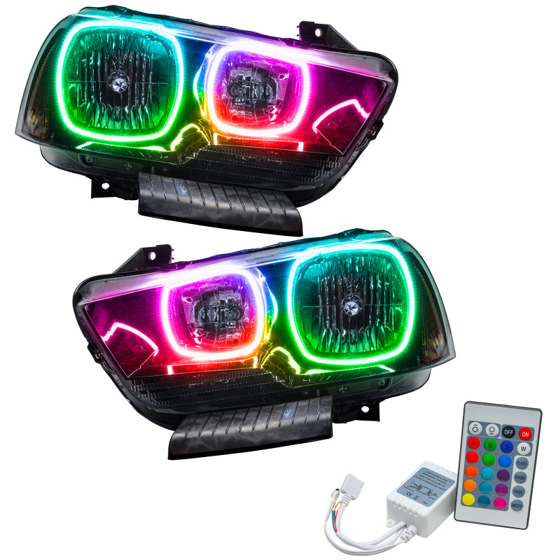 ORACLE Lighting Oracle 11-14 Dodge Charger SMD HL (Non-HID) - ColorSHIFT w/ Simple Controller