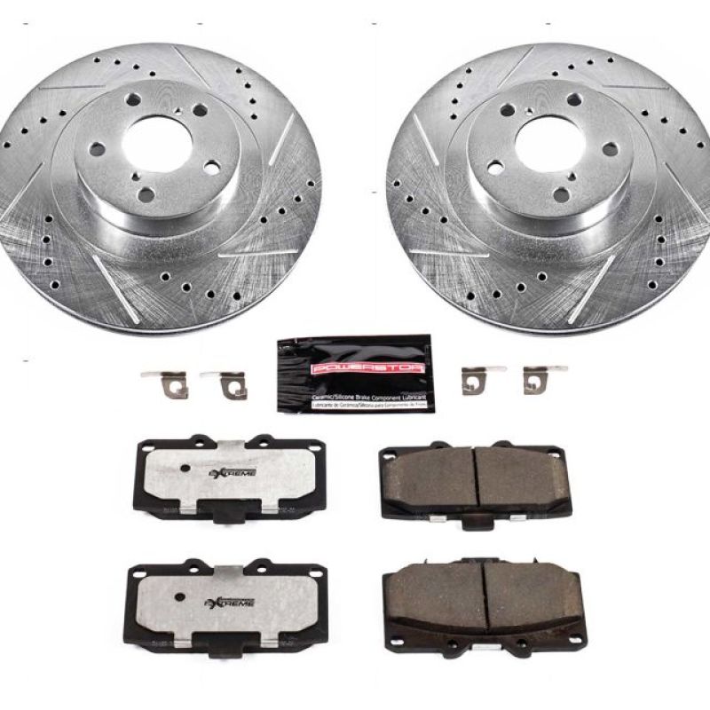 PowerStop Power Stop 06-07 Subaru Impreza Front Z26 Street Warrior Brake Kit