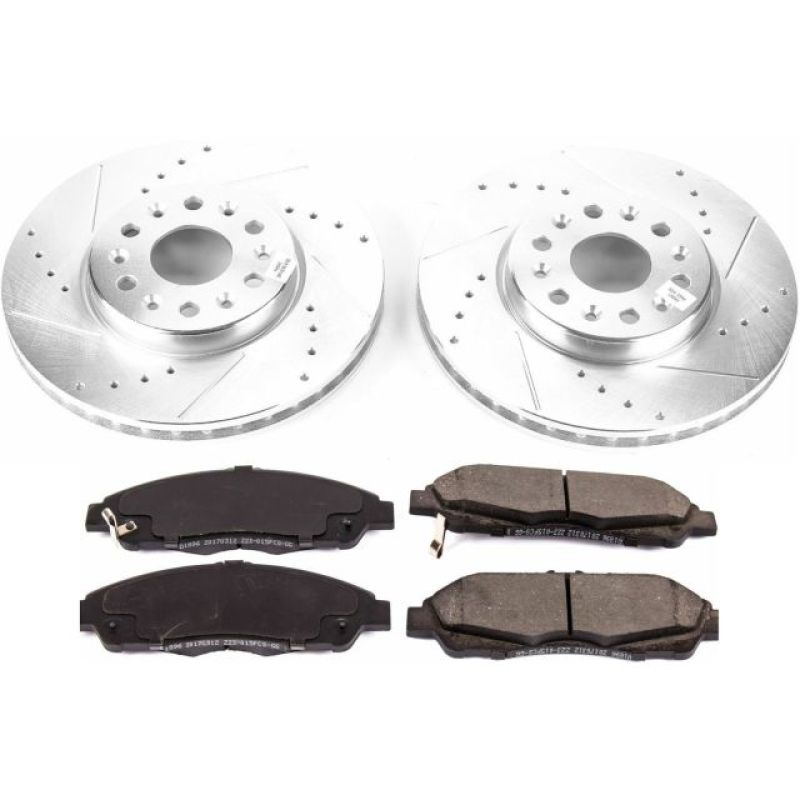 PowerStop Power Stop 17-18 GMC Acadia Front Z23 Evolution Sport Brake Kit