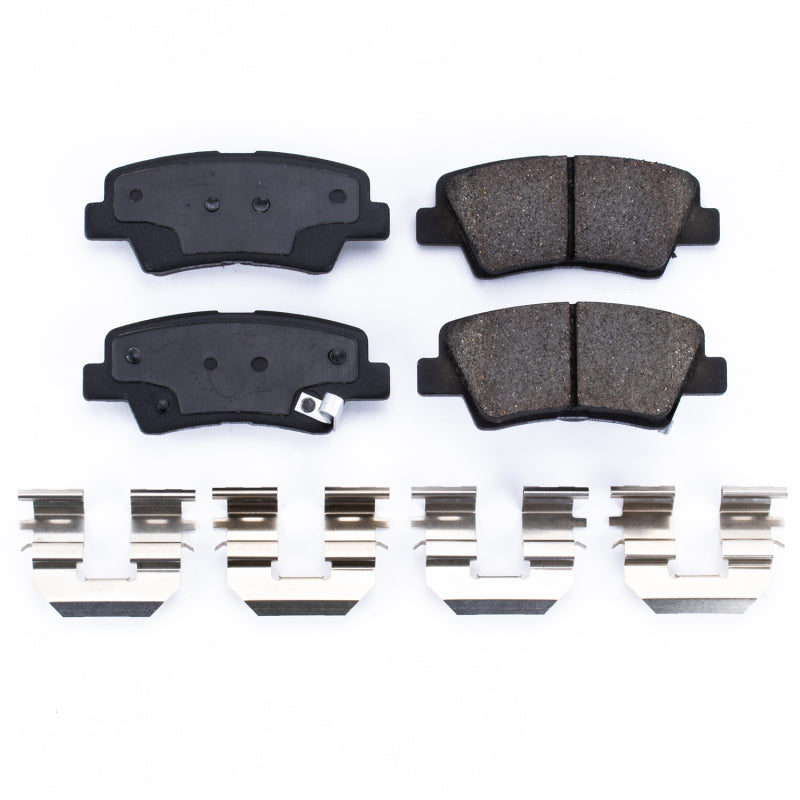 PowerStop Power Stop 09-11 Hyundai Azera Rear Z17 Evolution Ceramic Brake Pads w/Hardware
