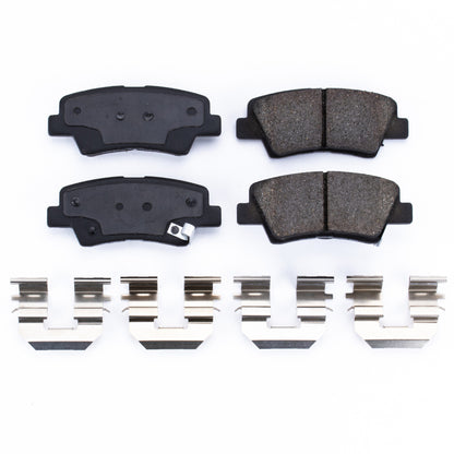 PowerStop Power Stop 09-11 Hyundai Azera Rear Z17 Evolution Ceramic Brake Pads w/Hardware