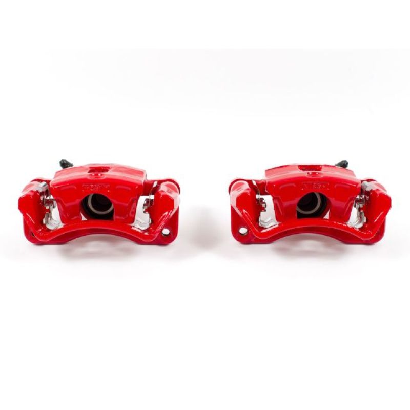 PowerStop Power Stop 95-05 Chrysler Sebring Rear Red Calipers w/Brackets - Pair