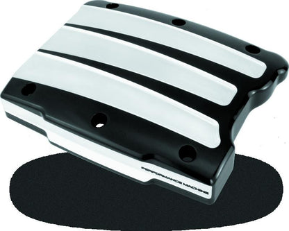 Performance Machine Twin Cam Scallop Rocker Cover - Contrast Cut