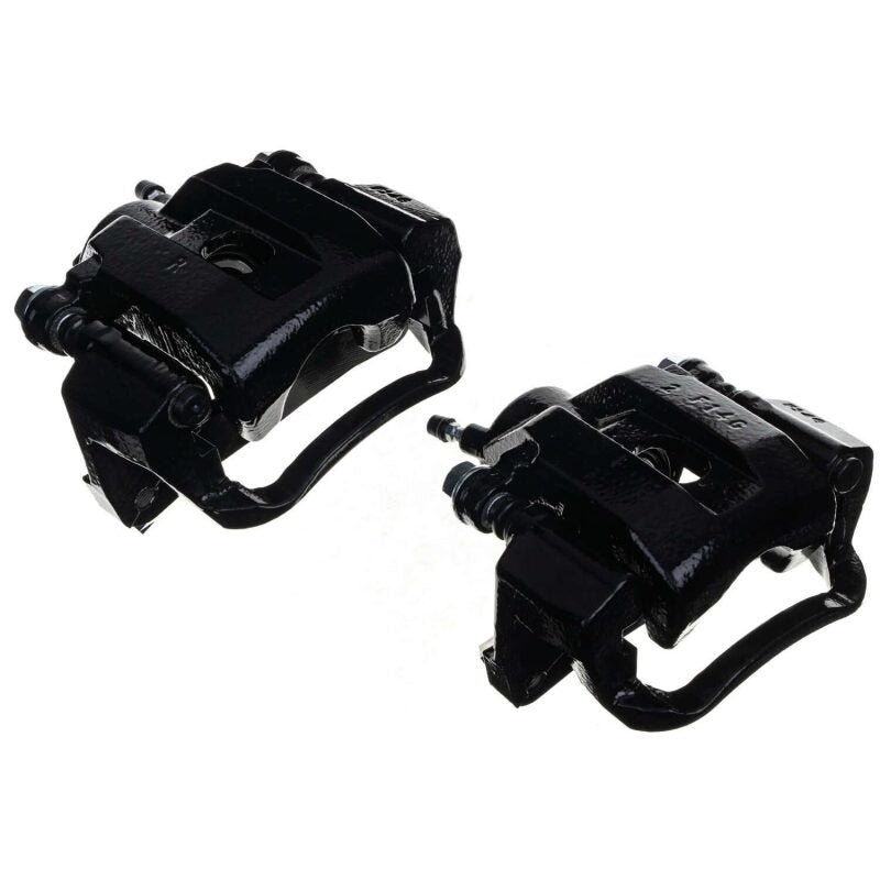 PowerStop Power Stop 08-15 Toyota Sequoia Rear Black Caliper - Pair w/Bracket