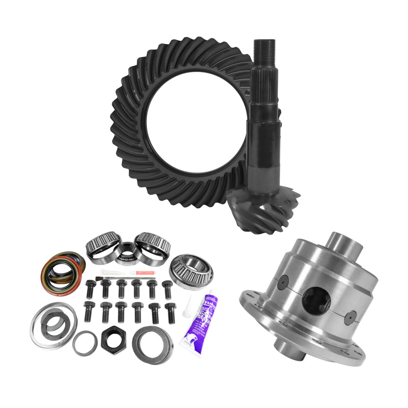 Yukon Gear & Axle Yukon Gear 11.25in Dana 80 4.88 Rear Ring & Pinion Install Kit 35 Spline Positraction 4.375in BRG