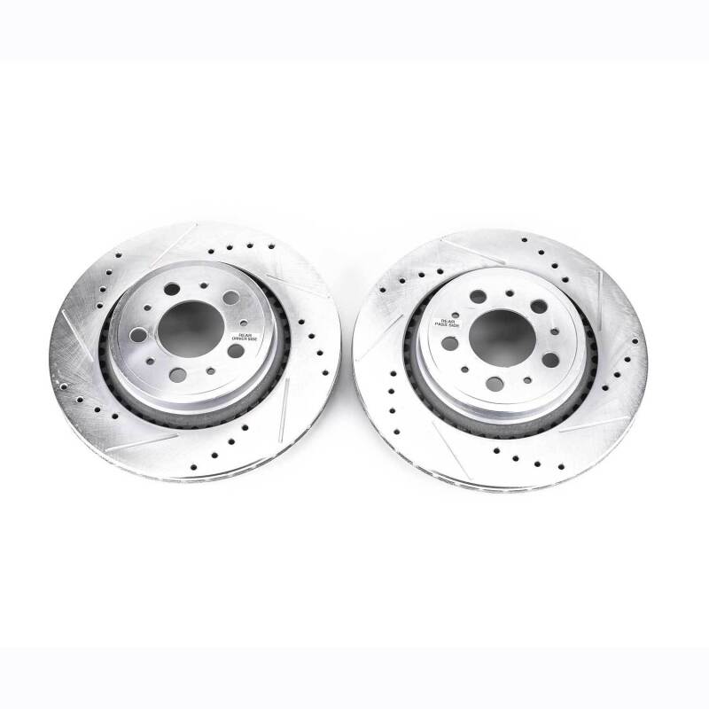 PowerStop Power Stop 03-14 Volvo XC90 Rear Evolution Drilled & Slotted Rotors - Pair