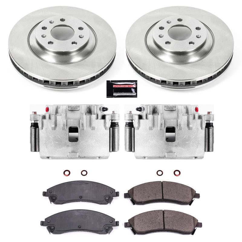 PowerStop Power Stop 04-05 Pontiac Bonneville Front Autospecialty Kit w/Cals