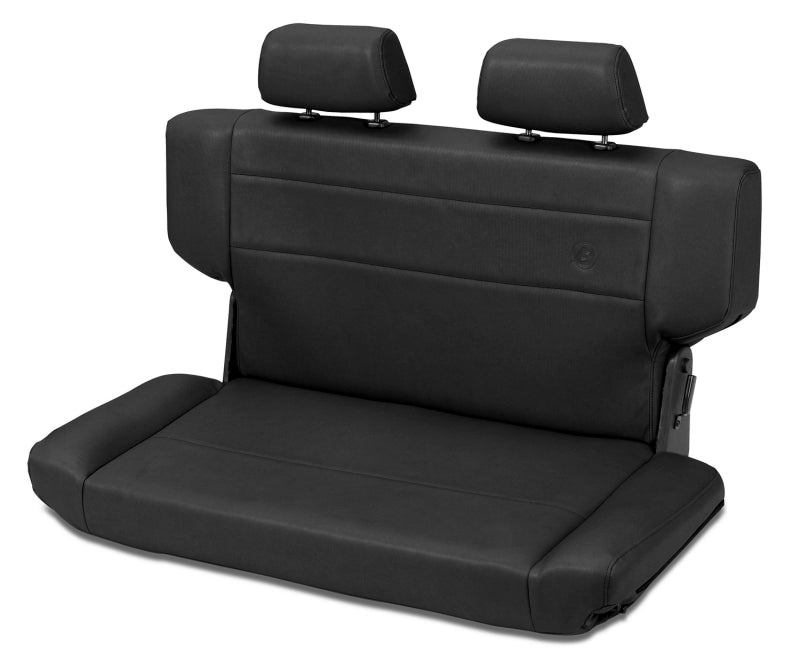Bestop N-Tumble Seat - 97-06 Jeep Wrangler TJ Rear Trailmax Ii Fold (All Vinyl Black Crush)