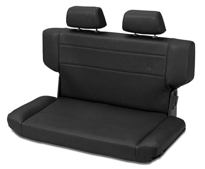 Bestop N-Tumble Seat - 97-06 Jeep Wrangler TJ Rear Trailmax Ii Fold (All Vinyl Black Crush)