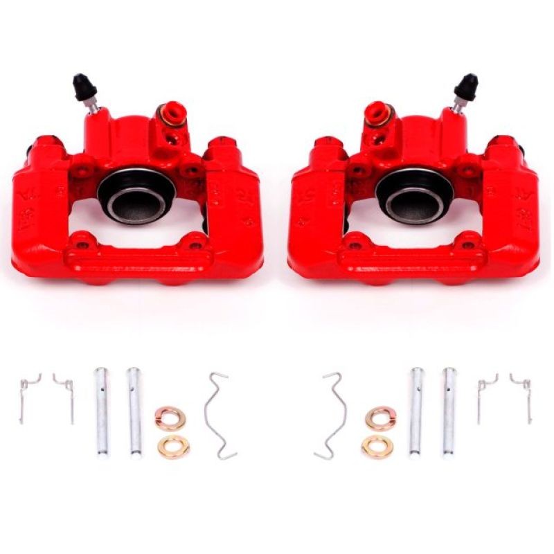 PowerStop Power Stop 03-06 Pontiac Vibe Rear Red Calipers w/o Brackets - Pair