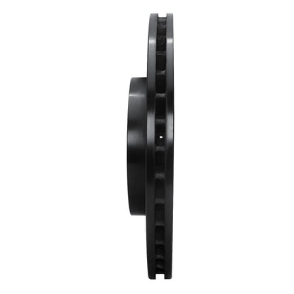 R1 Concepts R1 05-22 Mitsubishi Outlander PHEV Front Right Drilled & Slotted Black Brake Rotor