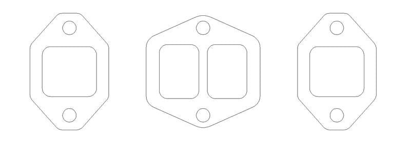 Cometic Gasket Cometic Oldsmobile 371 Gen-1 Rocket V8 .059in CFM Exhaust Manifold Gasket Kit J-2 Golden Rocket