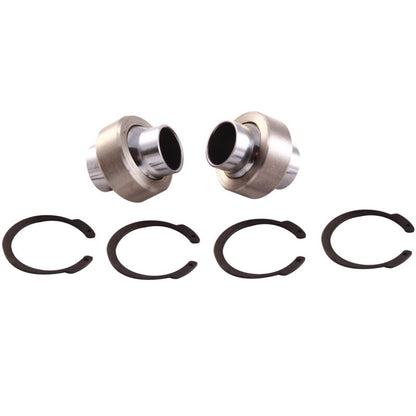 QA1 SIB-T Series Bearing Kit w/Snap Rings - .500in ID x .625in Wide - HT Chrome Plated S.S. w/PTFE
