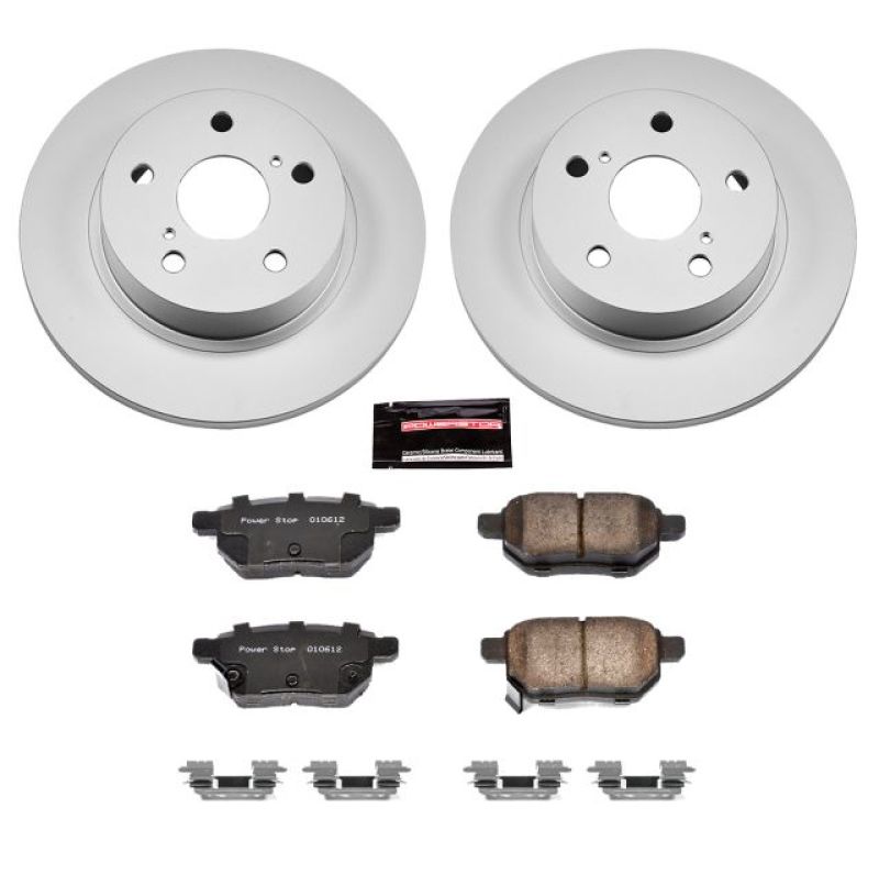 PowerStop Power Stop 11-16 Scion tC Rear Z17 Evolution Geomet Coated Brake Kit