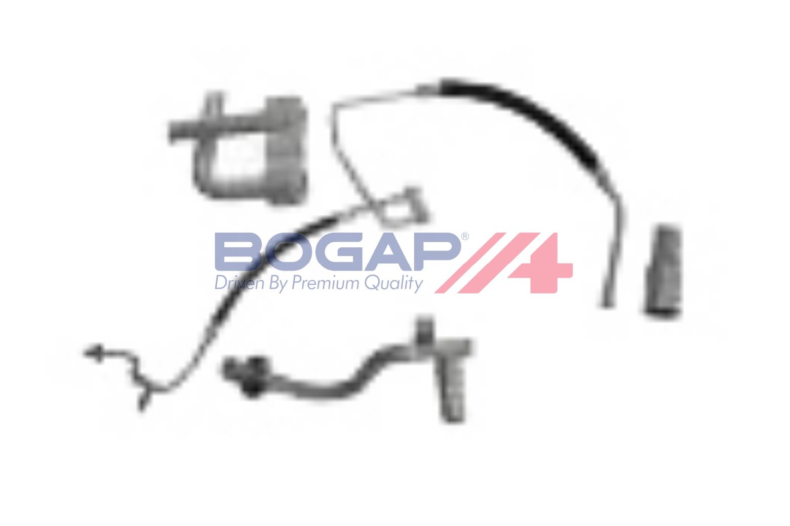 BOGAP A4128161 High/Low-Pressure Line, Air Conditioning