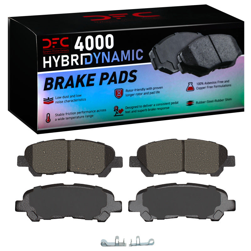 DFC 08-13 Toyota Highlander Hybrid Rear 4000 Hybridynamic Brake Pads