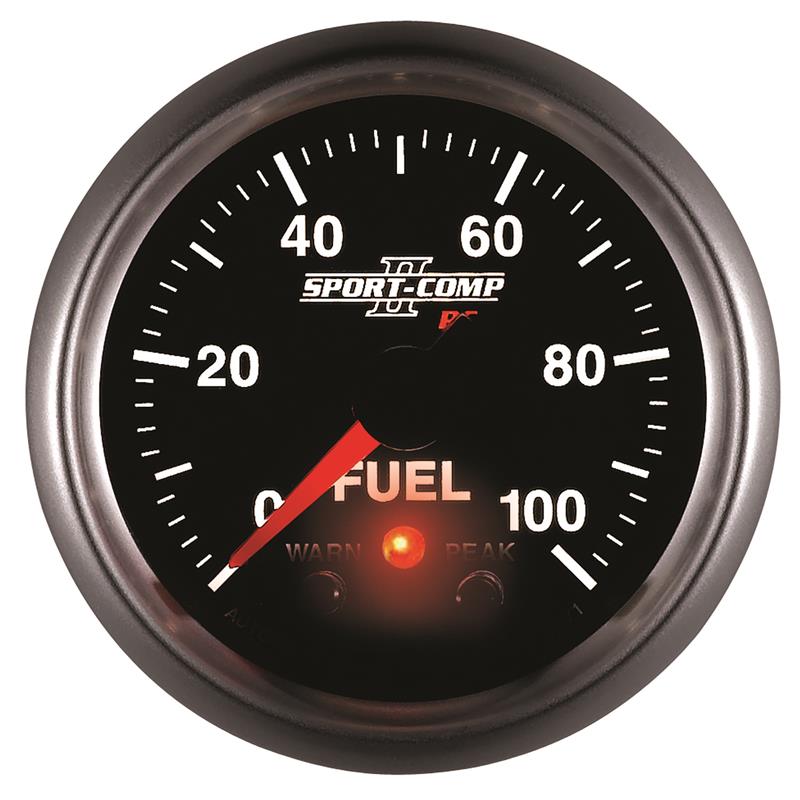 Autometer Sport-Comp II 52mm 0-100 PSI Fuel Pressure Gauge