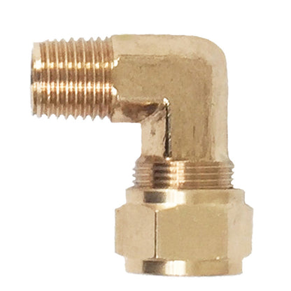 Kleinn Air Horns Kleinn 1/4In OD Tubing 1/4In M NPT Elbow Compression Fitting