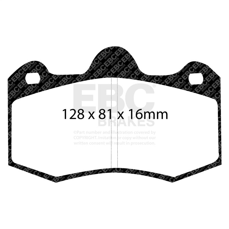 EBC Racing 10-16 Lotus Evora 3.5L SR-21 Sintered Race Front Brake Pads