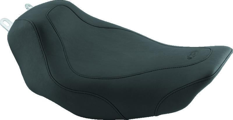 Mustang Motorcycle Mustang 97-07 Harley Electra Glide Std, Road Glide Tripper Fastback Solo Seat - Black