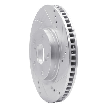 R1 Concepts R1 16-20 Buick Regal Sportback Front Right Drilled & Slotted Silver Brake Rotor