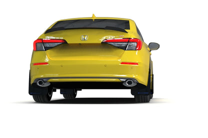 Rally Armor 22-26 Honda Civic/Civic Si/Sport Black UR Mud Flap w/Grey Logo