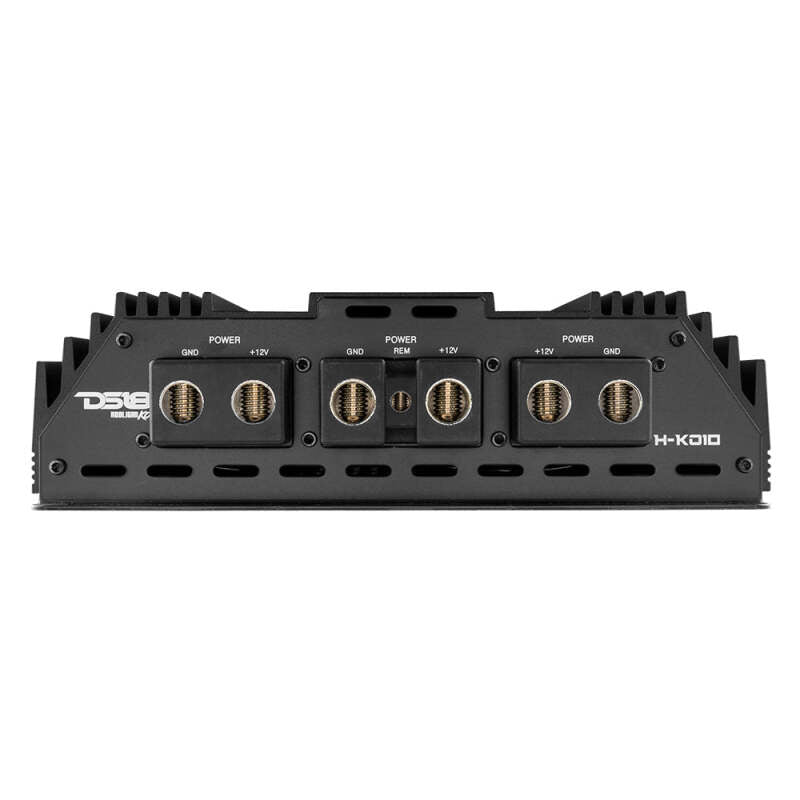 DS18 1-Chnl Amp 18000 Burst/0.67ohm 10000/1ohm 5800/2ohm 3500/4ohm Watts RMS w/ Voltmeter Black