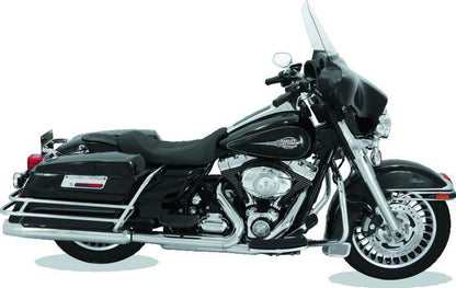 Mustang Motorcycle Mustang 08-21 Harley Electra Glide Std,Rd Glide,Rd King,Str Glide Solo Seat w/Diamond Stitch - Black
