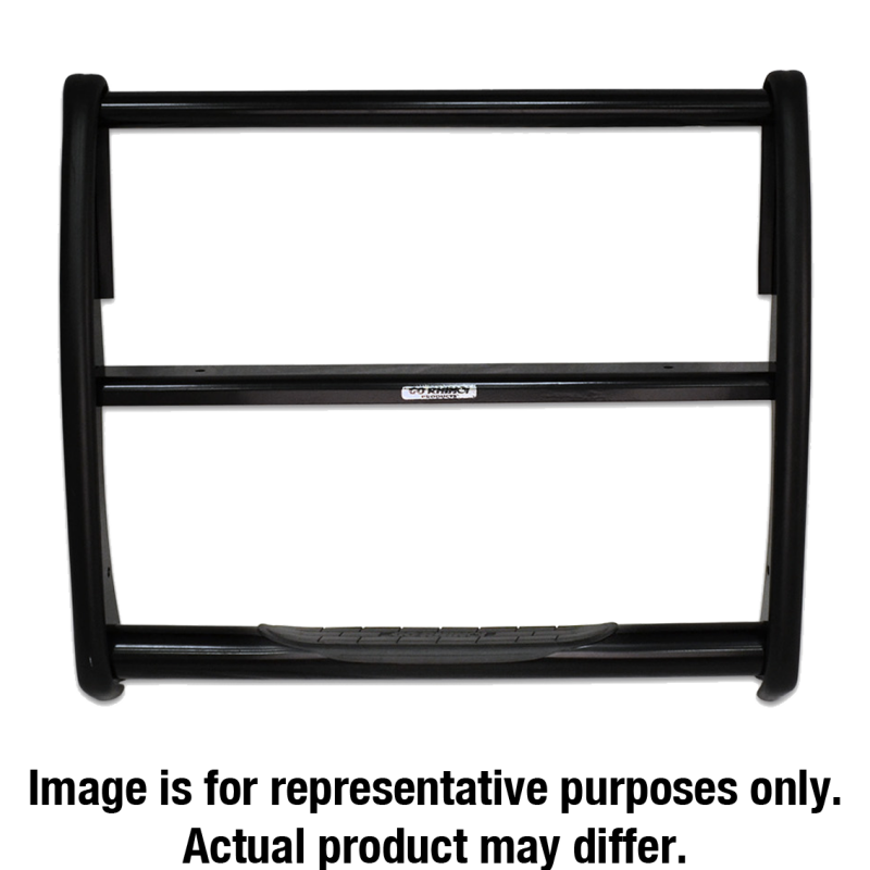 Go Rhino 07-14 Ford Expedition 3000 Series StepGuard - Black (Center Grille Guard Only)