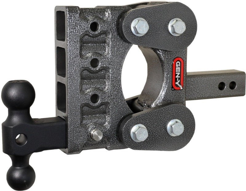 GEN-Y Hitch Gen-Y The Boss Torsion-Flex 2in Shank 5in Drop 1.1K TW 10K Hitch w/GH-031 Dual-Ball