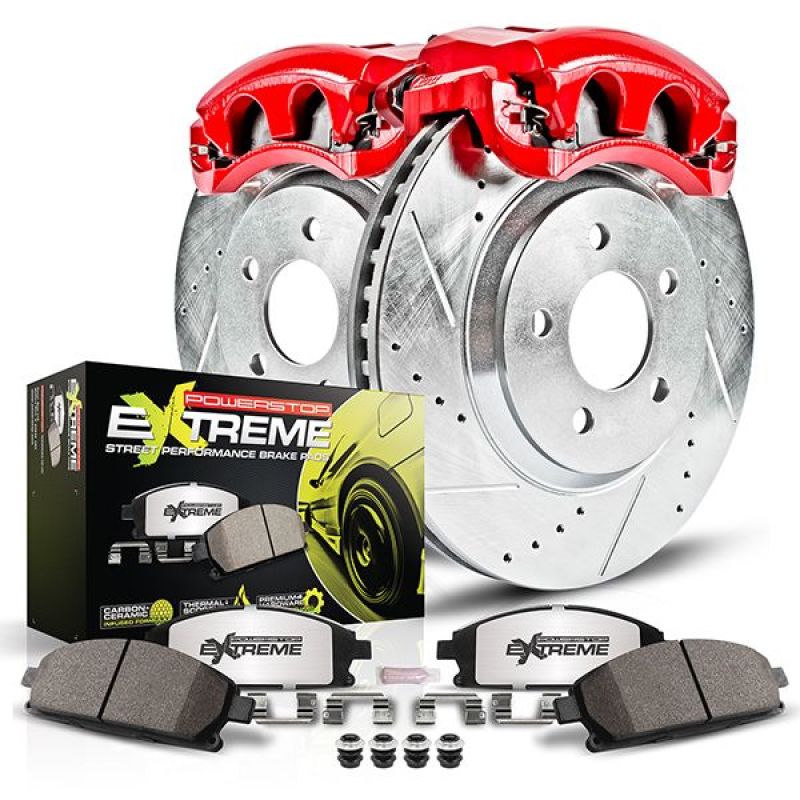 PowerStop Power Stop 2009 Nissan 350Z Rear Z26 Street Kit w/Calipers