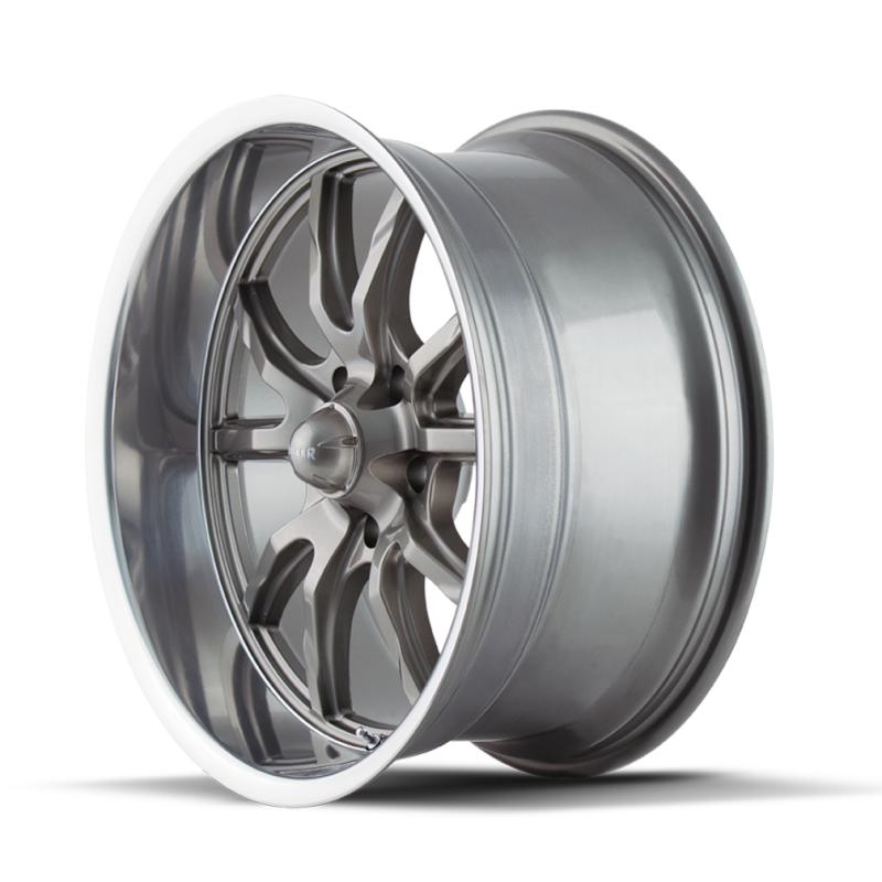 Ridler Wheels Ridler 650 20x10 / 5x120.65 BP / 0mm Offset / 83.82mm Hub Gloss Grey Polished Wheel