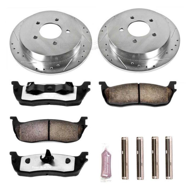 PowerStop Power Stop 00-02 Ford Expedition Rear Z36 Truck & Tow Brake Kit