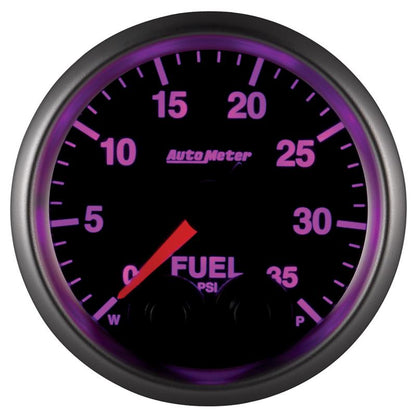 Autometer Elite 2-1/16in 0-35 PSI Fuel Pressure Stepper Motor w/ Peak & Warn