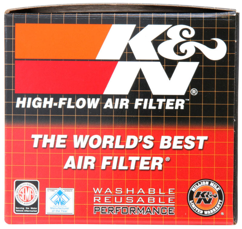 K&N Engineering K&N Filter Universal Rubber Filter Oval Tapered 4in Base O/S L x 3.5in Top O/S L x 2.75in H