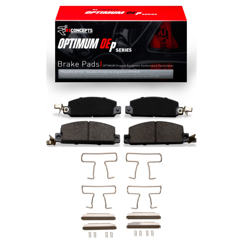 R1 Concepts R1 1976-1980 Chevrolet Luv Front R1 Optimum OE Pads & Hardware Kit