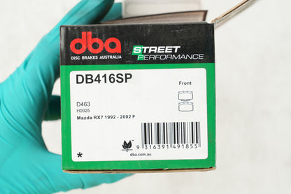 DBA 86-95 Mazda RX-7 (5 Lug) SP Performance Front Brake Pads