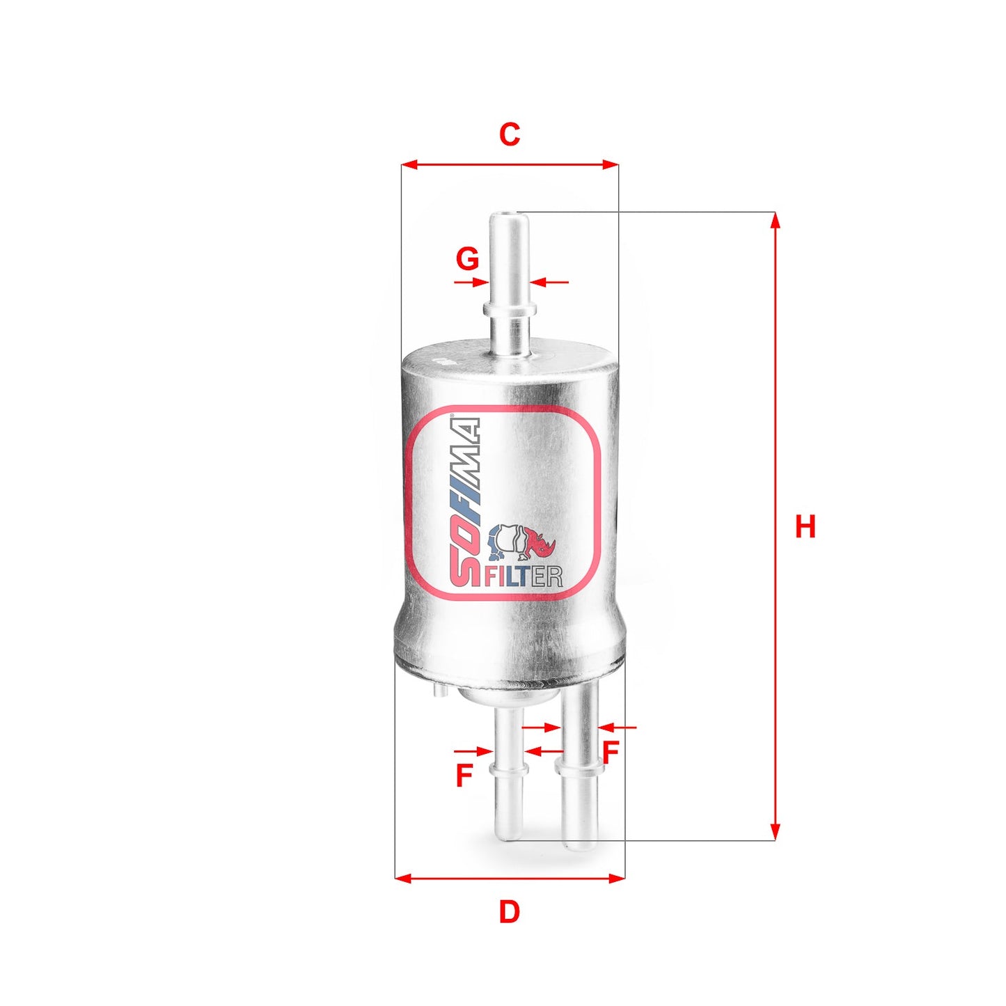 SOFIMA S1855B Fuel Filter