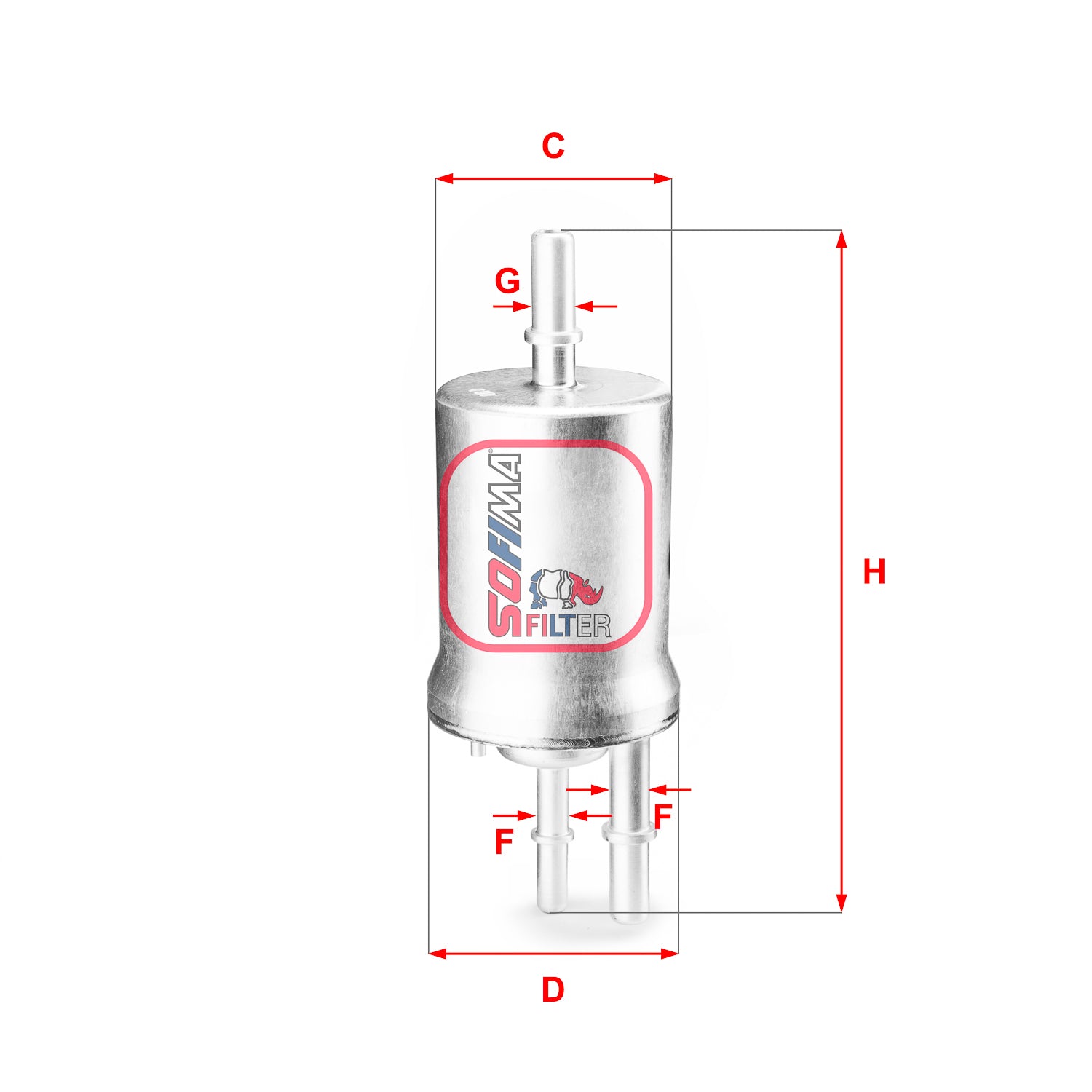 SOFIMA S1855B Fuel Filter