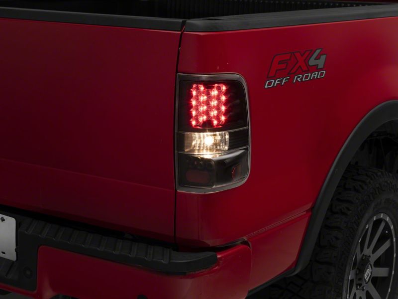 Raxiom 04-08 Ford F-150 Styleside LED Tail Lights- Black Housing (Clear Lens)
