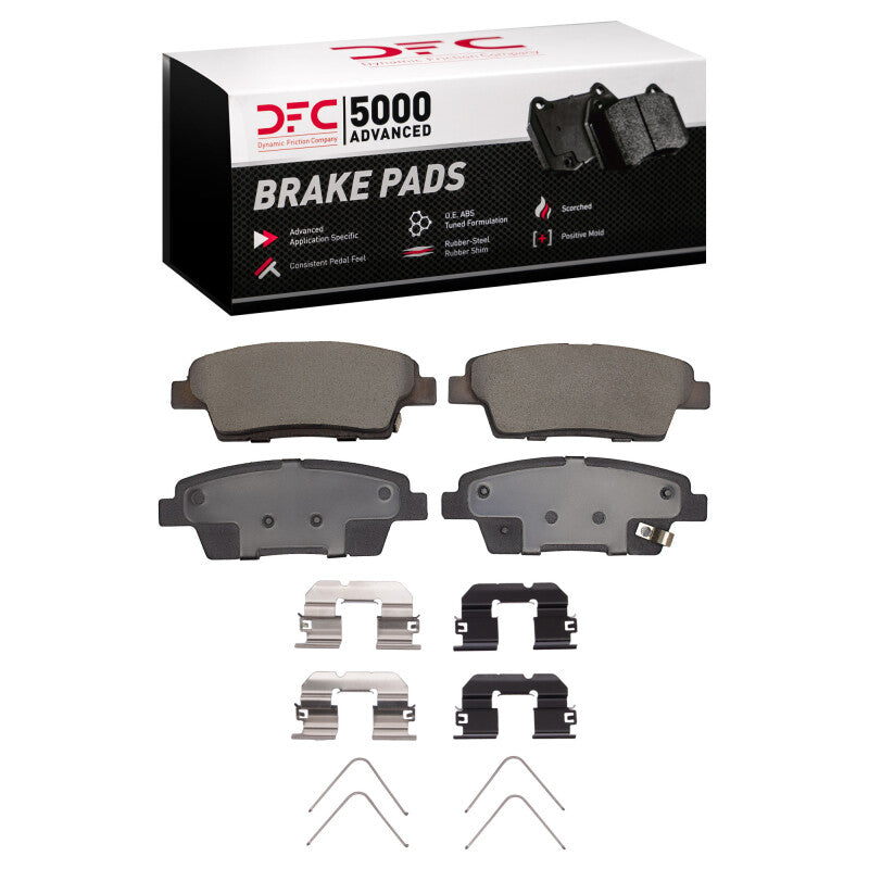 DFC 18-20 Genesis G80 Rear 5000 Advanced Ceramic Brake Pads and Hardware Kit