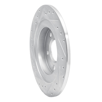 R1 Concepts R1 98-05 Buick Park Avenue Rear Right Drilled & Slotted Silver Brake Rotor