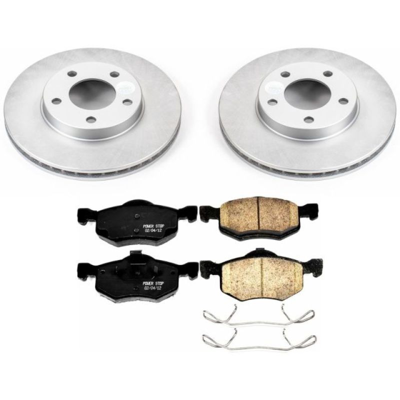 PowerStop Power Stop 01-07 Ford Escape Front Z17 Evolution Geomet Coated Brake Kit