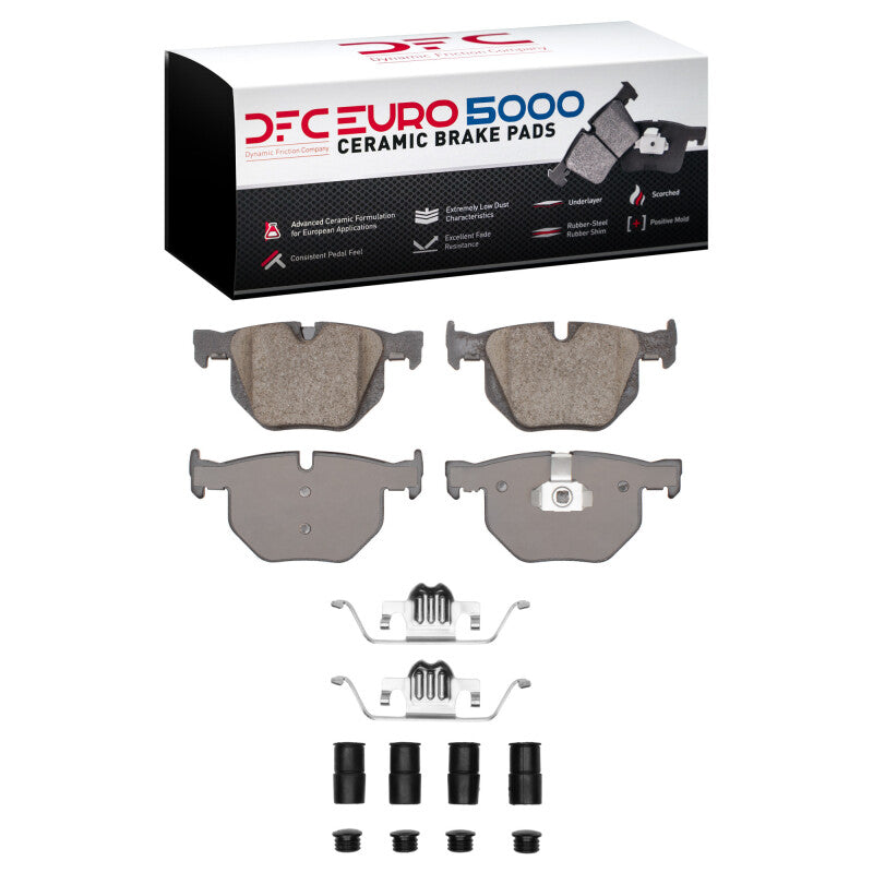 DFC 07-19 BMW X5 Rear Euro 5000 Ceramic Brake Pads and Hardware Kit