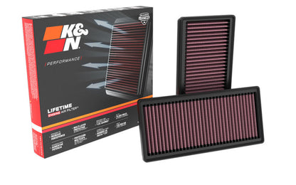 K&N Engineering K&N 18-23 Mercedez Benz G500/G550/GLS580/GLE580/S560/S580 Drop In Air Filter