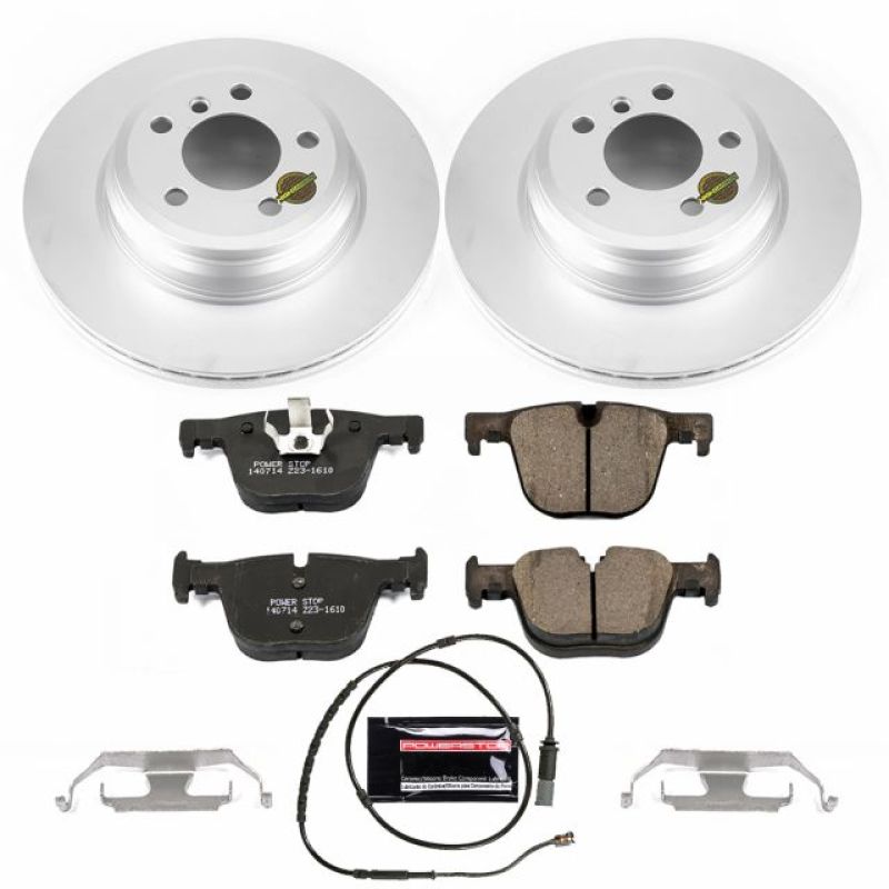 PowerStop Power Stop 15-16 BMW 328i xDrive Rear Z23 Evolution Sport Coated Brake Kit