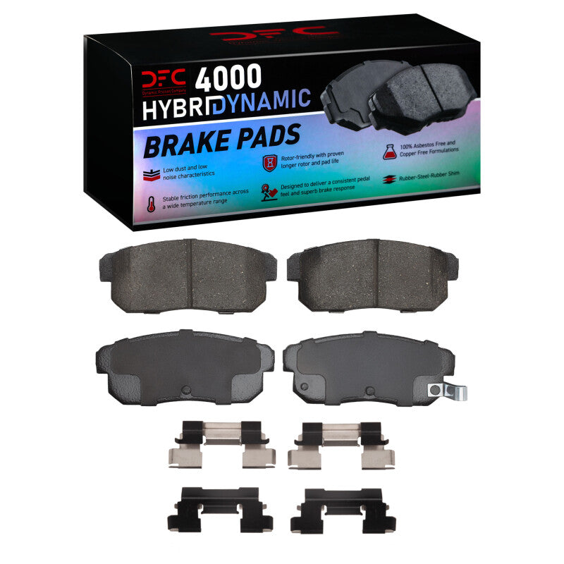 DFC 04-11 Mazda RX-8 Rear 4000 HybriDynamic Brake Pads and Hardware Kit