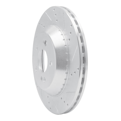 R1 Concepts R1 15-21 Mercedes-Benz S450 Rear Right Drilled & Slotted Silver Brake Rotor