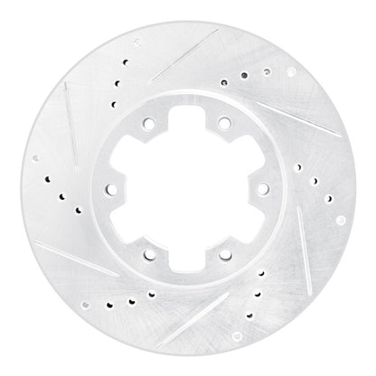 R1 Concepts R1 02-24 Nissan NV350 UrVan (Mexico) Front Left Drilled & Slotted Silver Brake Rotor