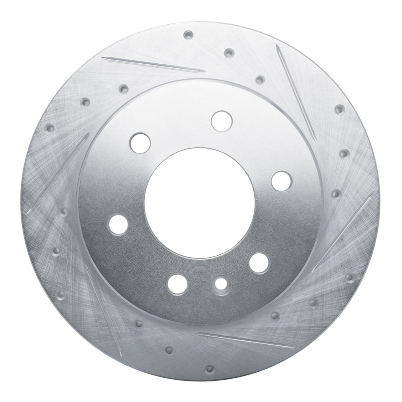 R1 Concepts R1 19-25 Freightliner SprintER 2500 Rear Right Drilled & Slotted Silver Brake Rotor